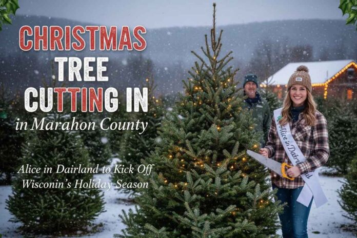 Christmas Tree Cutting in Marathon County: Alice in Dairyland to Kick Off Wisconsin’s Holiday Season