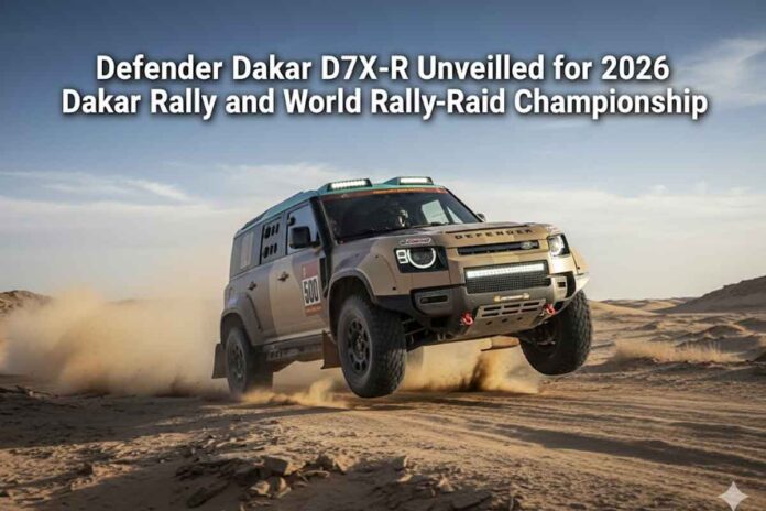 Defender Dakar D7X-R Unveiled for 2026 Dakar Rally and World Rally-Raid Championship