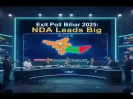 Exit Poll Bihar 2025 results show NDA lead with high voter turnout