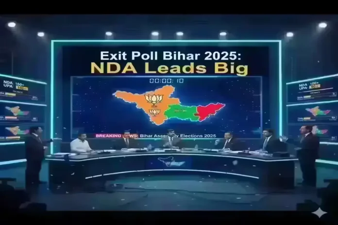 Exit Poll Bihar 2025 results show NDA lead with high voter turnout