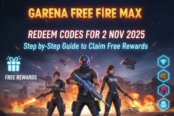 Garena Free Fire MAX Redeem Codes for 2 Nov 2025 - Step-by-Step Guide to Claim Free Rewards