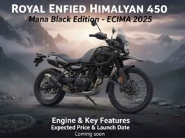 Royal Enfield Himalayan 450 Mana Black Edition EICMA 2025 - Engine & Key Features, Expected Price & Launch Date