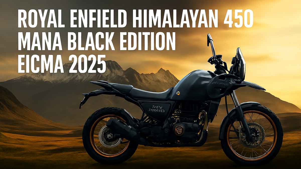 Royal Enfield Himalayan 450 Mana Black Edition EICMA 2025 - Engine & Key Features, Expected Price & Launch Date