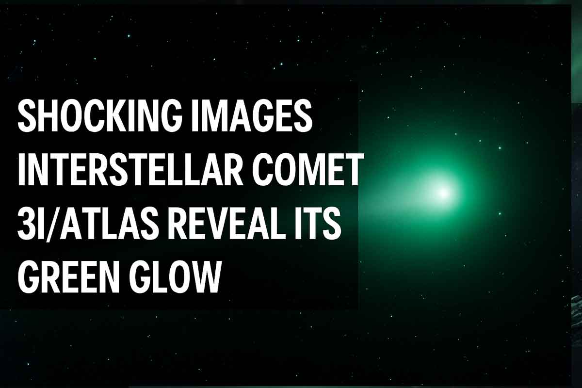 Shocking Images of Interstellar Comet 3I/ATLAS Reveal Its Green Glow