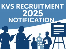 KVS Recruitment 2025 notification image for teaching and non-teaching vacancies