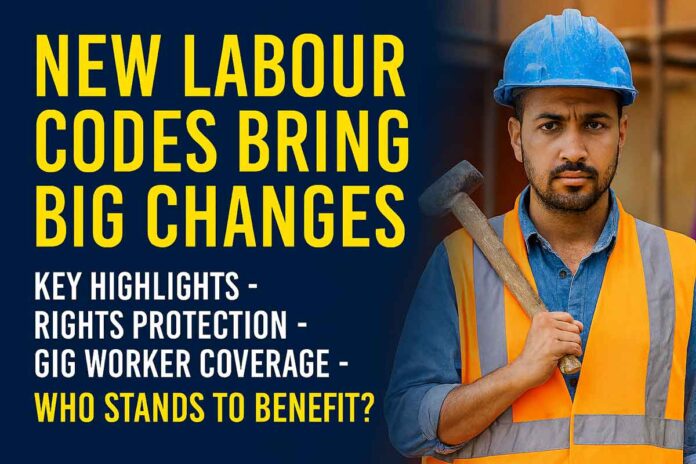 New Labour Codes Bring Big Changes: Key Highlights, Rights Protection, Gig Worker Coverage - Who Stands to Benefit?