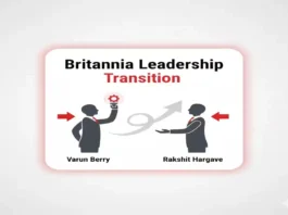 Leadership transition from Varun Berry to Rakshit Hargave at Britannia Industries