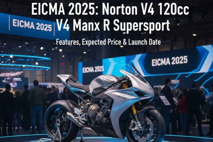 EICMA 2025: Norton V4 1200cc V4 Manx R Supersport - Features, Expected Price & Launch Date