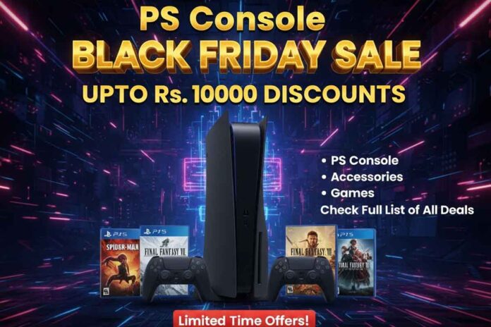 PS5 Console Black Friday Sale: Upto Rs. 10000 Discounts on PS5 Console, Accessories, Games - Check Full List of All Deals