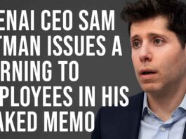 OpenAI CEO Sam Altman issues a warning to employees in his leaked memo