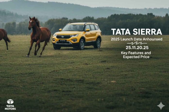 Tata Sierra 2025 Launch Date Announced - Key Features and Expected Price