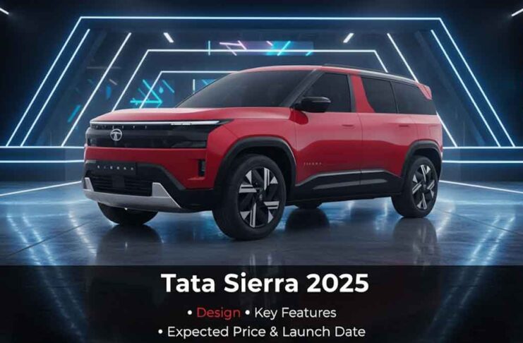 Tata Sierra 2025 - Design, Key Features, Expected Price & Launch Date