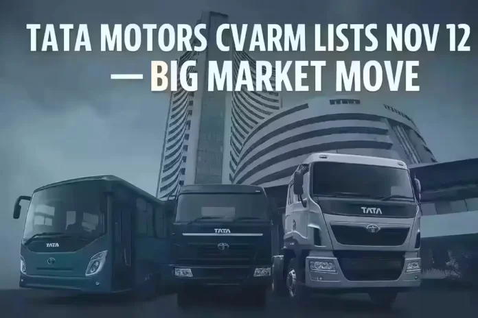 tata motors commercial vehicles demerger