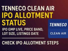 Tenneco Clean Air IPO Allotment Status: IPO GMP Live, Price Band, Lot Size, Listings Date & Check IPO Allotment Steps