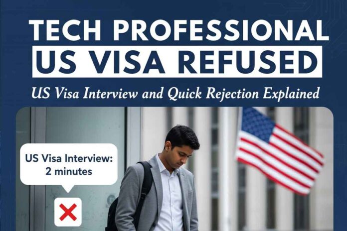 Tech Professional US Visa Refused – US Visa Interview and Quick Rejection Explained