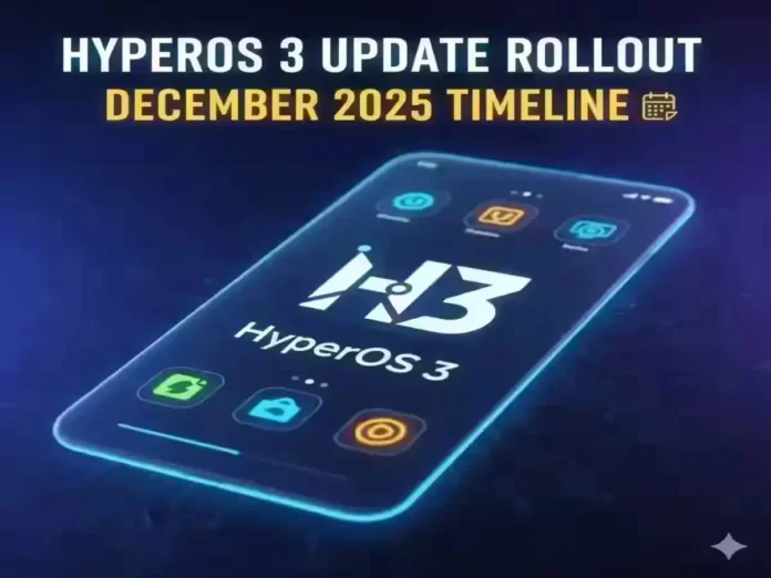 xiaomi hyperos 3 update rollout