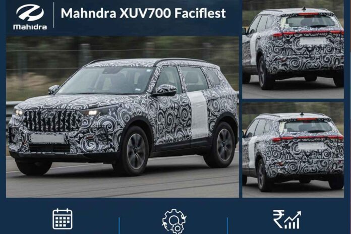 Mahindra XUV700 Facelift: New Facelift Launch Timeline, Big Changes Over the XUV700 & Expected Price