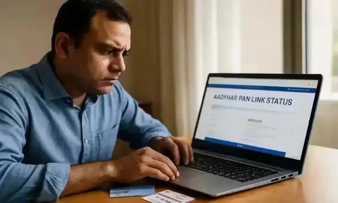 Aadhaar PAN Link Status check for PAN Aadhaar linking update