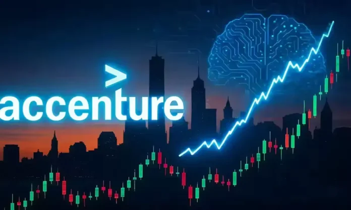 Accenture share price reaction after Q1 FY2026 earnings beat