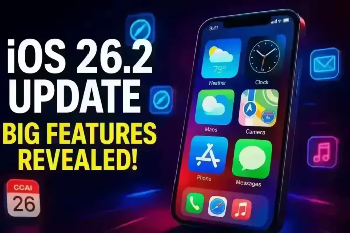 Apple iOS 26.2 update major features revealed on iPhone