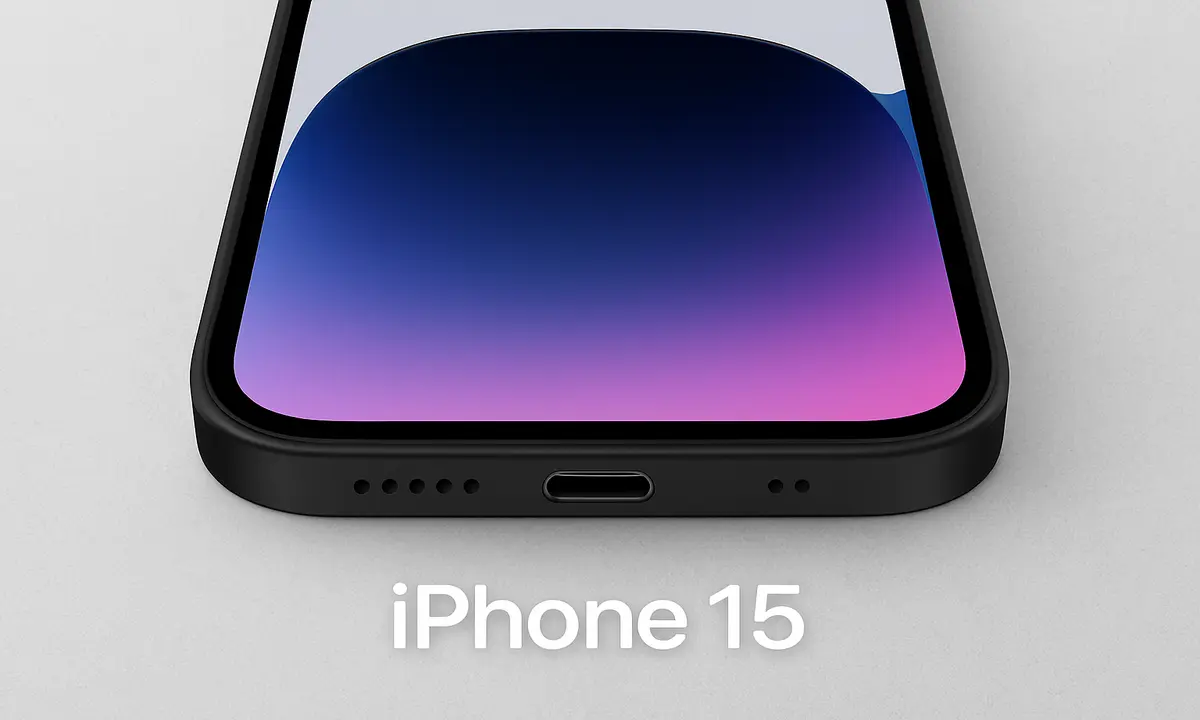 Apple iPhone 15 design features and USB-C port