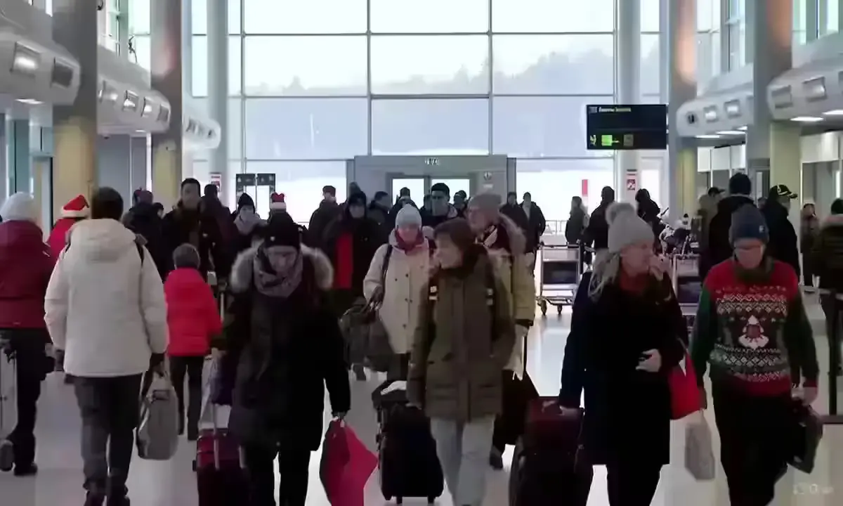 Christmas travel impact due to White Christmas snowfall