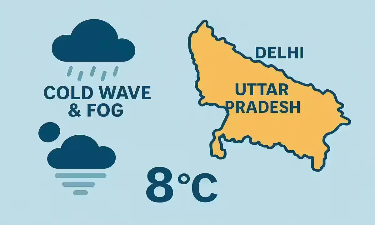 Cold wave and fog forecast for Delhi and Uttar Pradesh