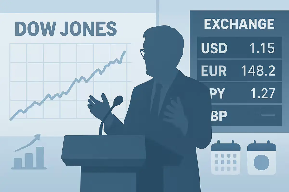 What a US Fed Rate Cut Could Mean for Loans, EMs and Global Markets Dow Jones and forex charts reacting to latest Fed meeting news