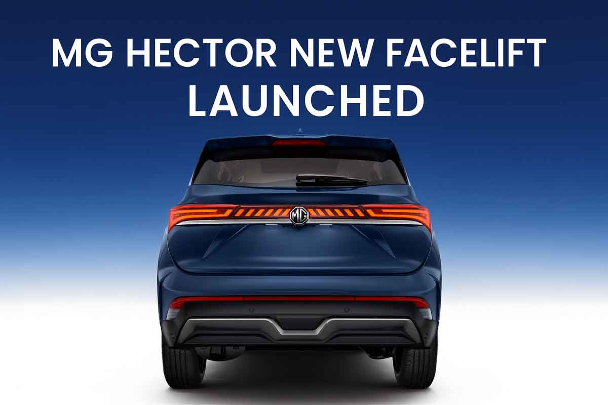 MG Hector New Facelift Launched: Design Updates, Big Changes Over the MG Hector, Expected Price And More
