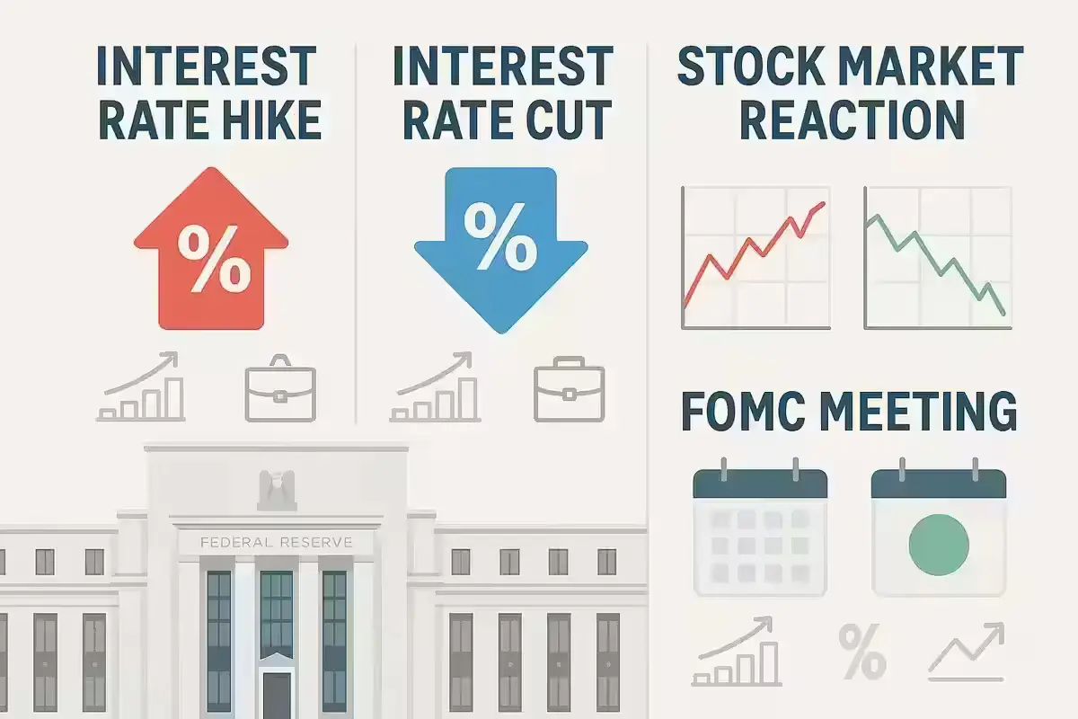 What a US Fed Rate Cut Could Mean for Loans, EMs and Global Markets Market reaction chart showing interest rate expectations during FOMC meeting