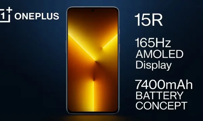 OnePlus 15R Launch with 165Hz display and 7,400mAh battery