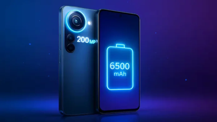 Oppo Reno 15 teaser image showing 200MP camera and premium design