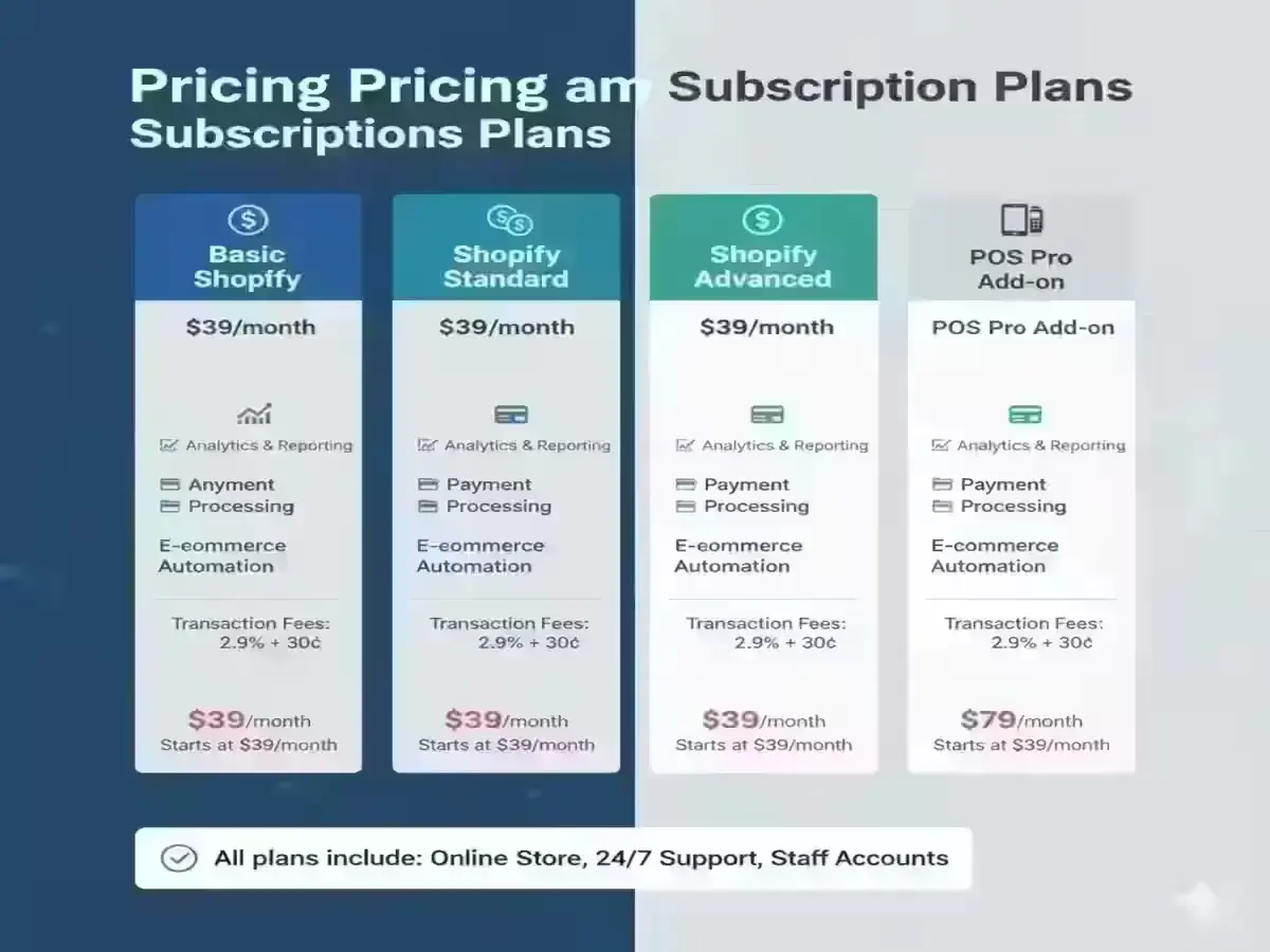 Shopify Pricing and Plans Overview