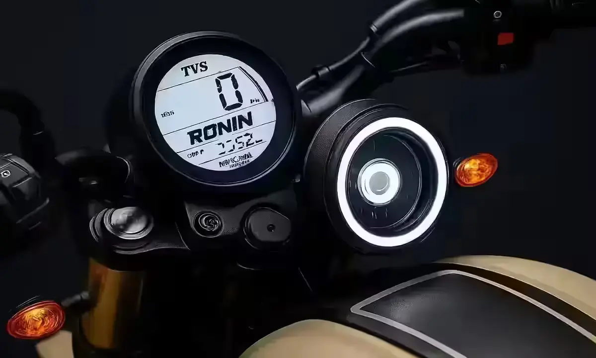 TVS Ronin Agonda Edition digital dashboard and LED lighting