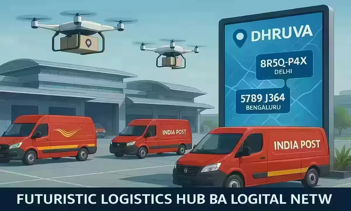 Future logistics concept powered by India Post’s DHRUVA system