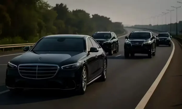 VVIP cars in India operating without number plates