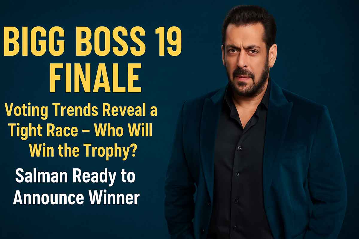 Bigg Boss 19 Finale Voting Trends Reveal a Tight Race - Who Will Win the Trophy? Salman Ready to Announce Winner Bigg Boss 19 Finale Voting Trends Reveal a Tight Race - Who Will Win the Trophy? Salman Ready to Announce Winner