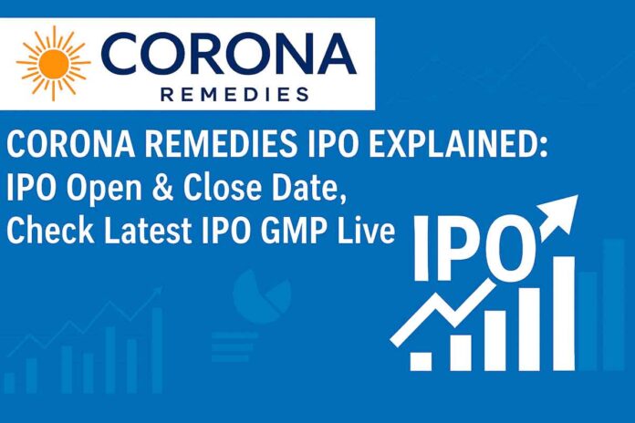 Corona Remedies IPO Explained: IPO Open & Close Date, Check Latest IPO GMP Live, Price Band and Lot Size, Listing Date and Allotment Status Steps