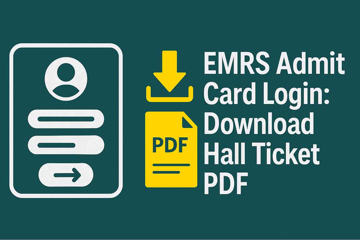 EMRS Admit Card Login: Download Hall Ticket PDF & How to Check at nests.tribal.gov.in