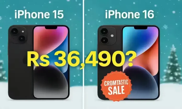 iPhone 15 and 16 price drop at Croma December Sale 2025