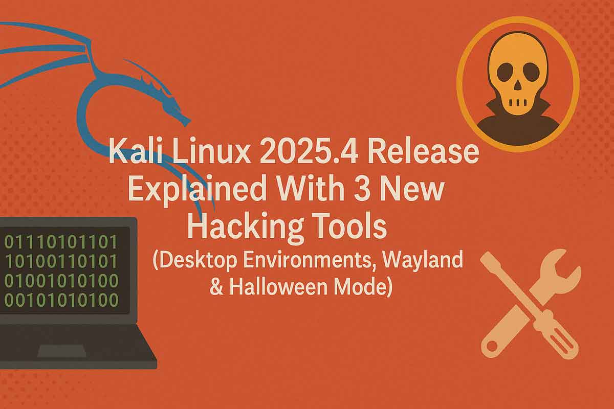 Kali Linux 2025.4 Release Explained With 3 New Hacking Tools (Desktop Environments, Wayland & Halloween Mode)