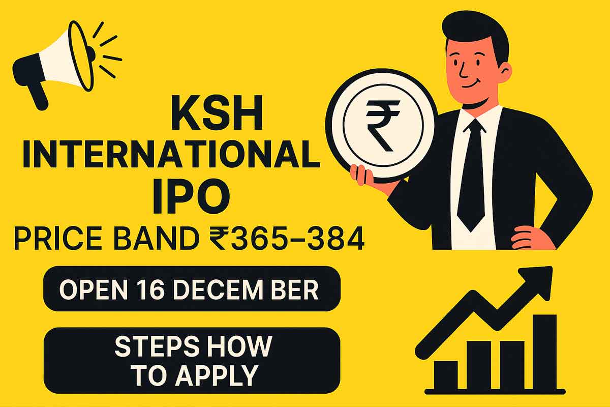 KSH International IPO: Price Band ₹365–384, Lot Size 39 - Open 16 December, Listing Date and Steps to Check Allotment Status