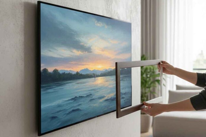 LG Gallery TV Features: Magnetic Frames & Art Display Mode