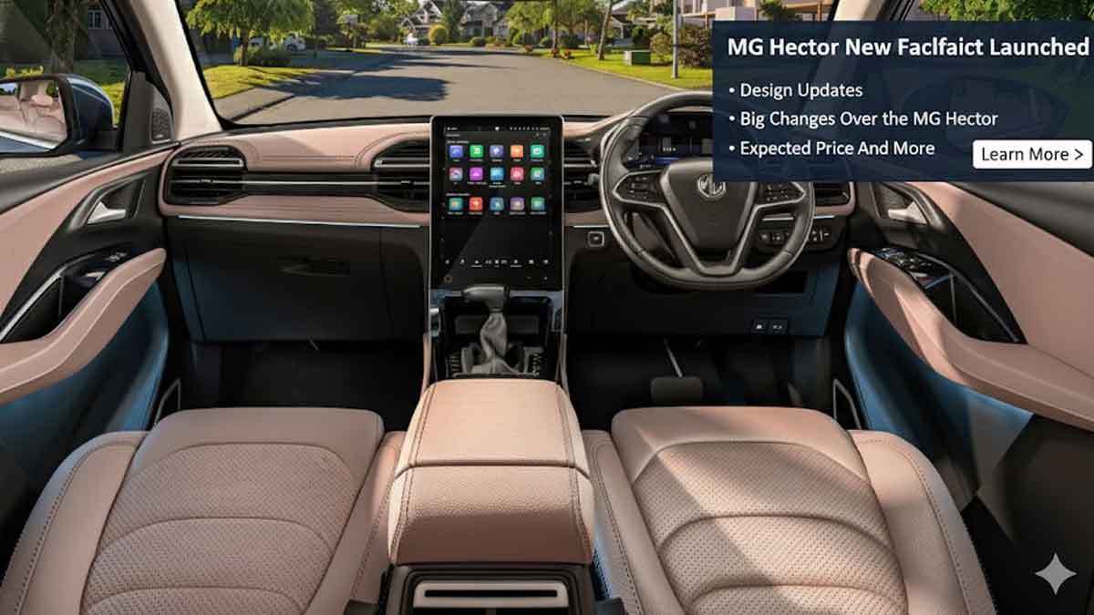 MG Hector New Facelift Launched: Design Updates, Big Changes Over the MG Hector, Expected Price And More