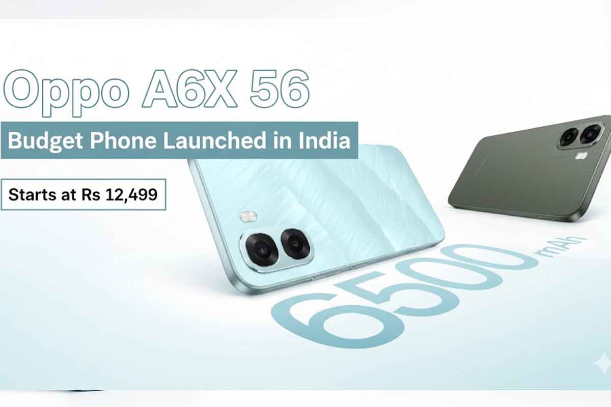 Oppo A6X 5G Budget Phone Launched in India with 6,500mAh Battery, Starts at Rs 12,499