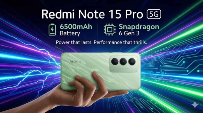Redmi Note 15 Pro 5G with 6500mAh Battery and Snapdragon 6 Gen 3 processor: Expected Price, Launch Date Confirmed and Early Discounts