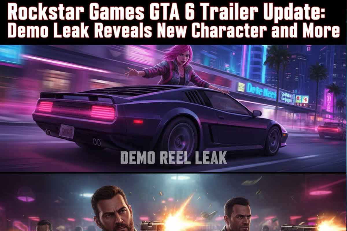 Rockstar Games GTA 6 Trailer Update: Demo Reel Leak Reveals New Character and More