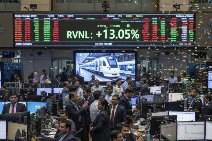 RVNL Shares Surge 13% as Rail Fare Hike and Budget Hopes Kick In