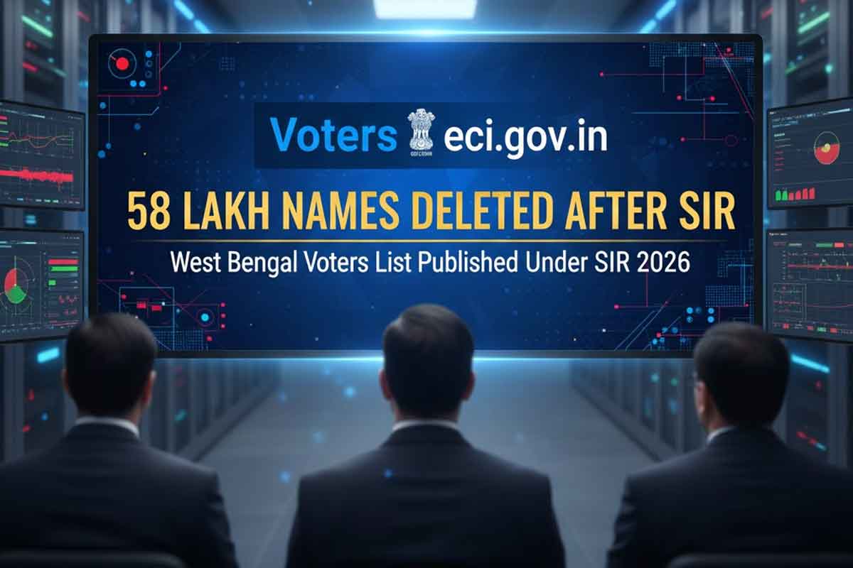 Voters eci.gov.in: 58 Lakh Names Deleted After SIR, West Bengal Voters List Published Under SIR 2026