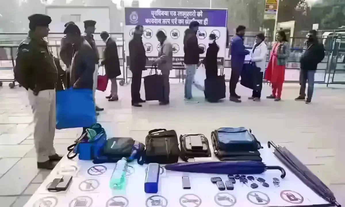 Republic Day Parade security check and prohibited items list